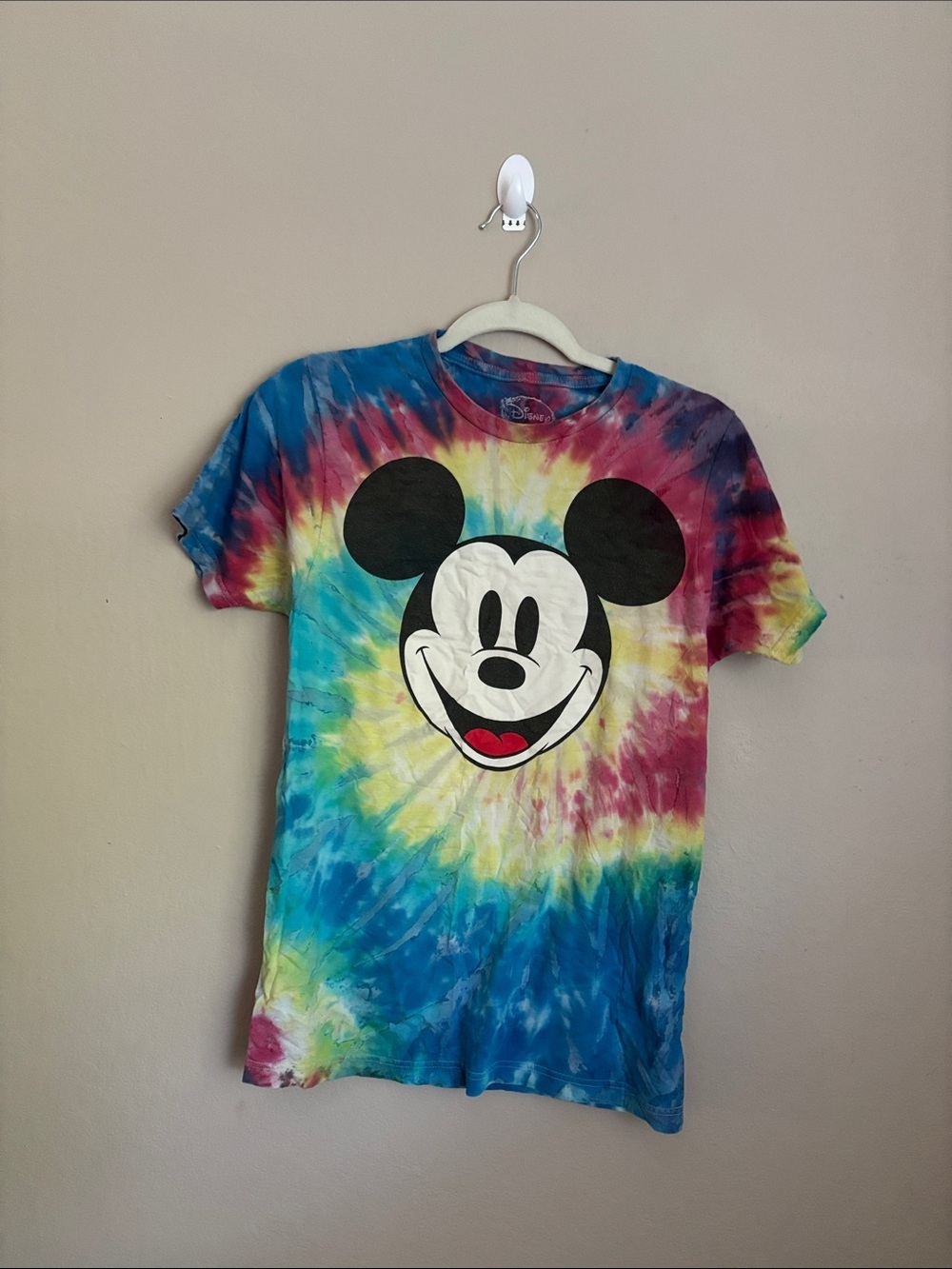 Disney Tie-Dye Mickey Mouse Short Sleeve Tee size small